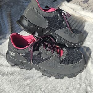Timberland PRO Black and Pink Sneakers